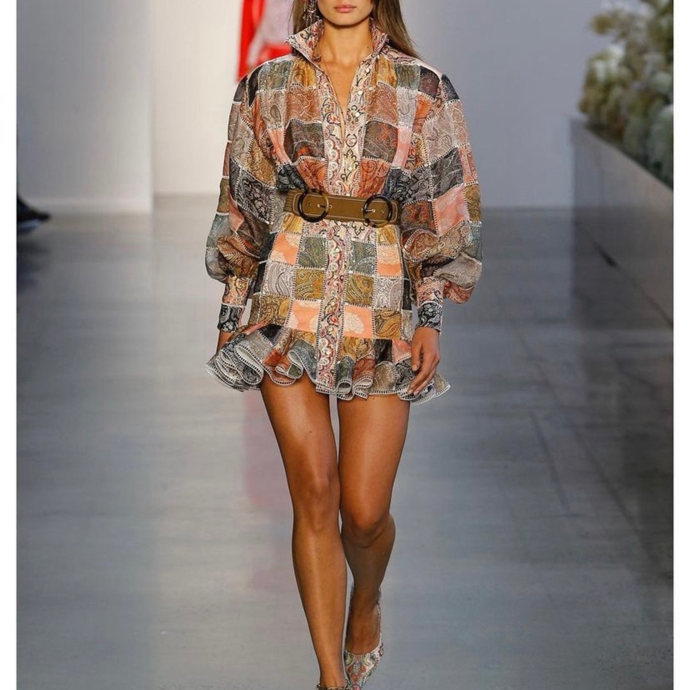 Zimmermann ninety six patchwork blouse - Picture 3 of 4